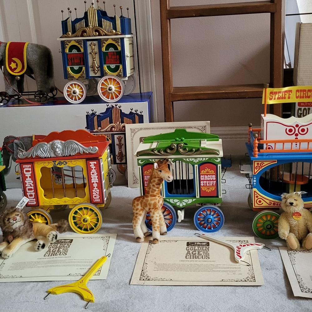 Vintage Steiff circus train set - Picture 11 of 12
